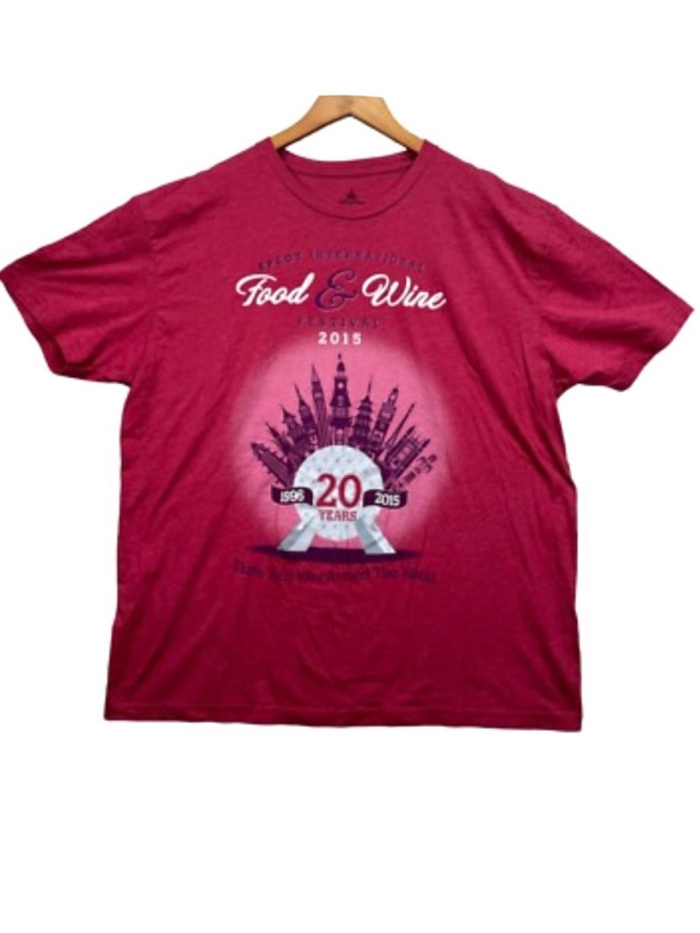 Disney 20th Anniversary International Food & Wine 2015 Graphic Tee!
